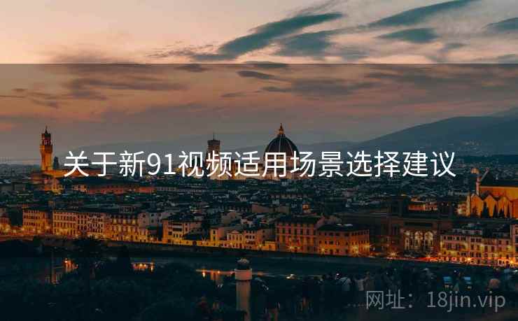 关于新91视频适用场景选择建议  第1张