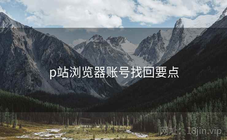 p站浏览器账号找回要点  第1张