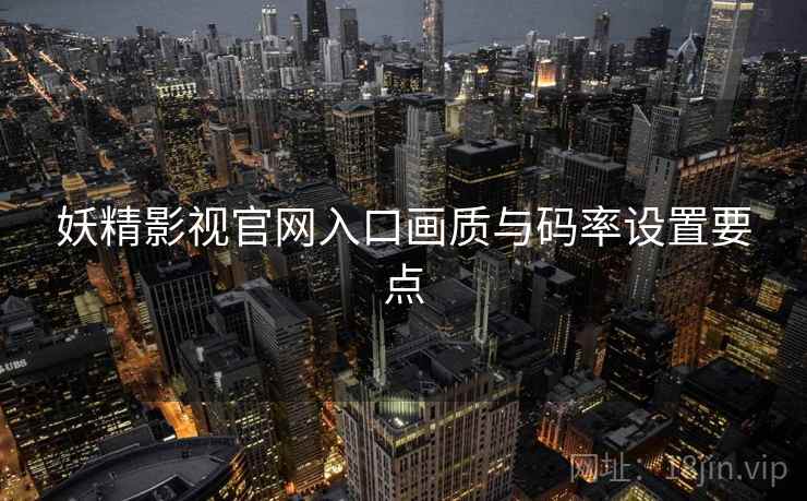 妖精影视官网入口画质与码率设置要点  第1张