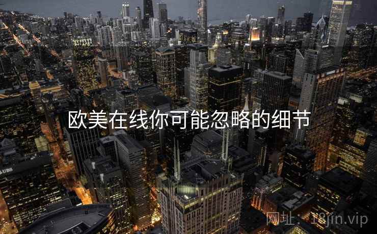 欧美在线你可能忽略的细节  第1张