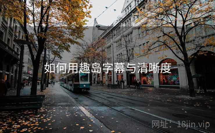 如何用趣岛字幕与清晰度  第2张