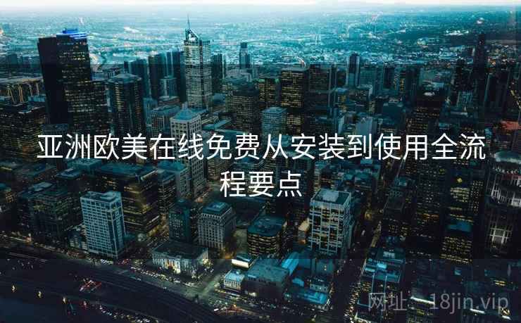 亚洲欧美在线免费从安装到使用全流程要点  第2张