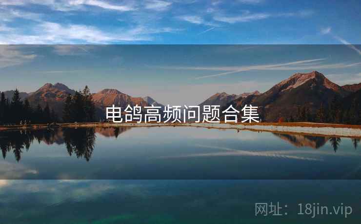 电鸽高频问题合集  第2张