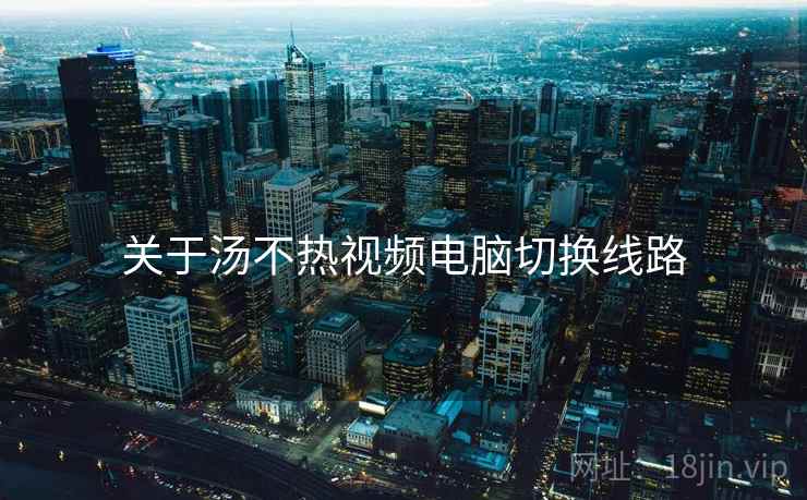 关于汤不热视频电脑切换线路  第1张