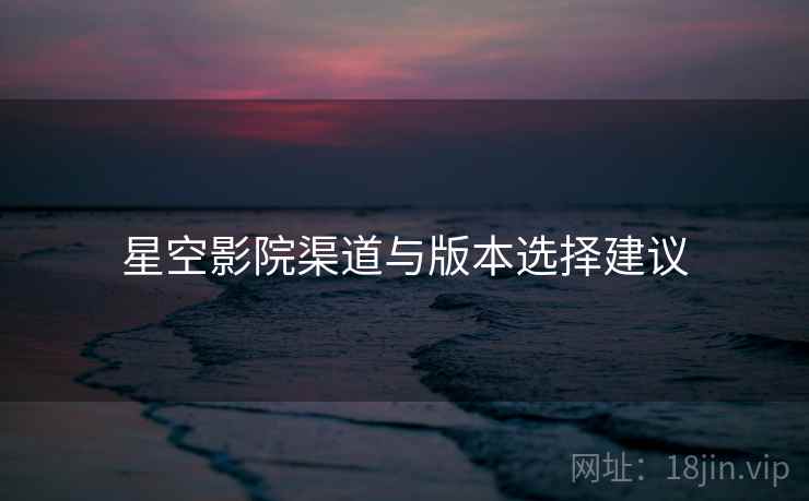 星空影院渠道与版本选择建议  第2张